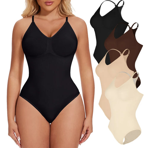 Sretchable Tummy Control Seamless Sculpting Body Shaper