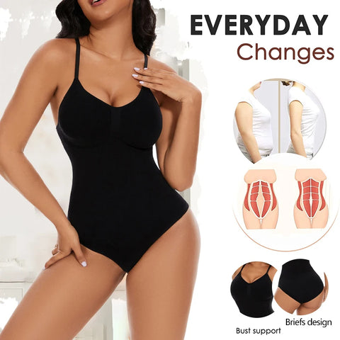 Sretchable Tummy Control Seamless Sculpting Body Shaper