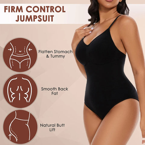Sretchable Tummy Control Seamless Sculpting Body Shaper