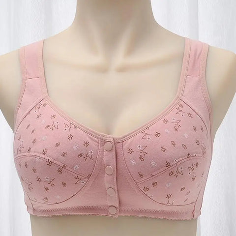 Front Closure Breathable Soft Brassiere  Bra