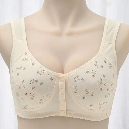 Front Closure Breathable Soft Brassiere  Bra
