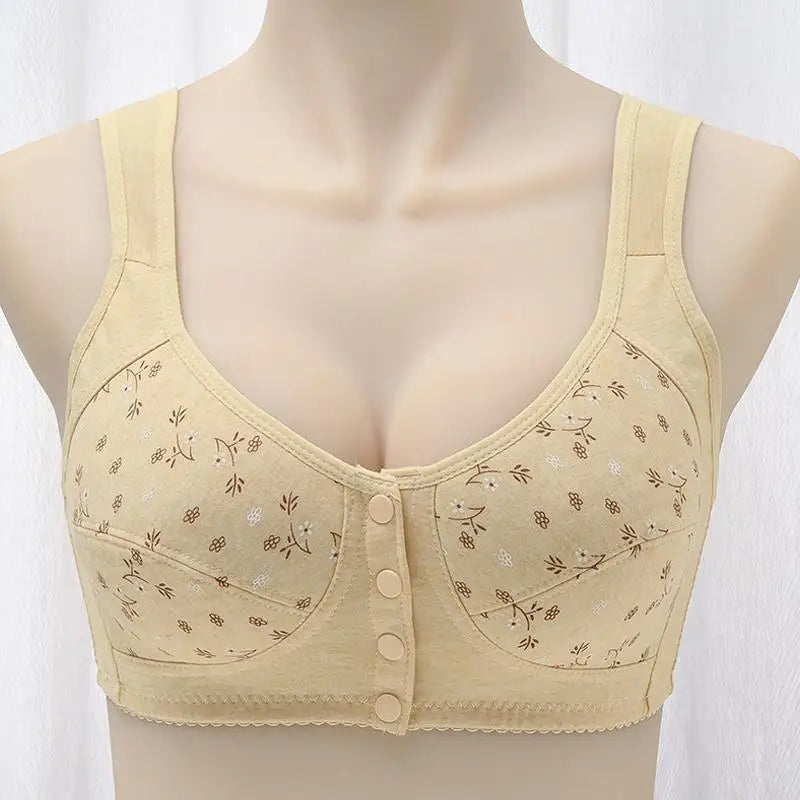 Front Closure Breathable Soft Brassiere  Bra