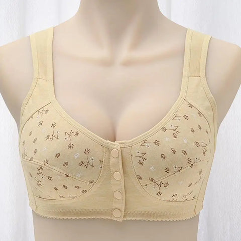Front Closure Breathable Soft Brassiere  Bra