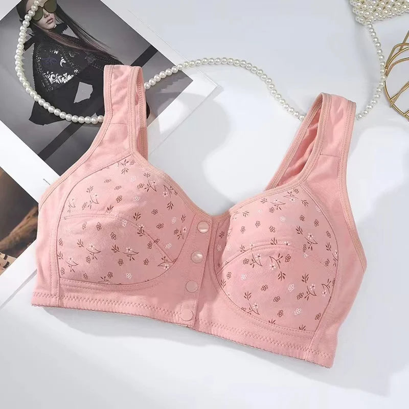 Front Closure Breathable Soft Brassiere  Bra