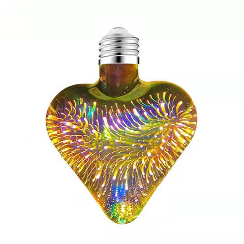 Fashionable LED Firework Light  5W 3D Heart  Lamp