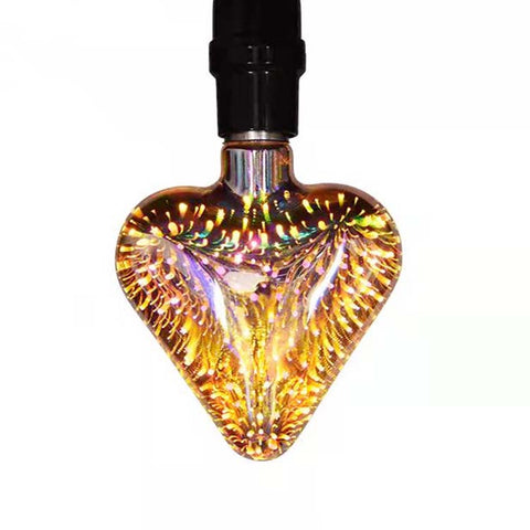 Fashionable LED Firework Light  5W 3D Heart  Lamp