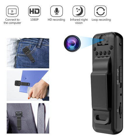 HD 1080P Mini Pen Portable Video Recorder  Camera With Back Clip