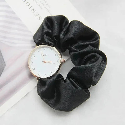 silky strap scrunchie watch