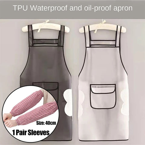 Waterproof Transparent Kitchen Apron