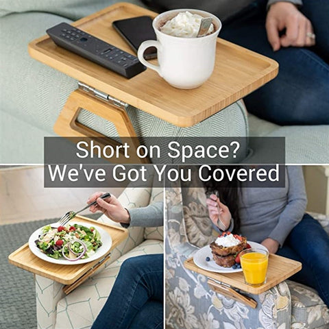 Wooden Sofa Arm Tray for Home