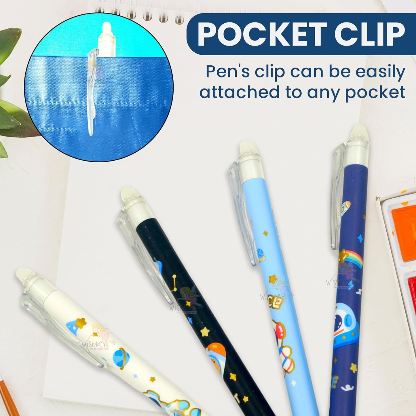 Astronaut Theme Erasable Gel Pen