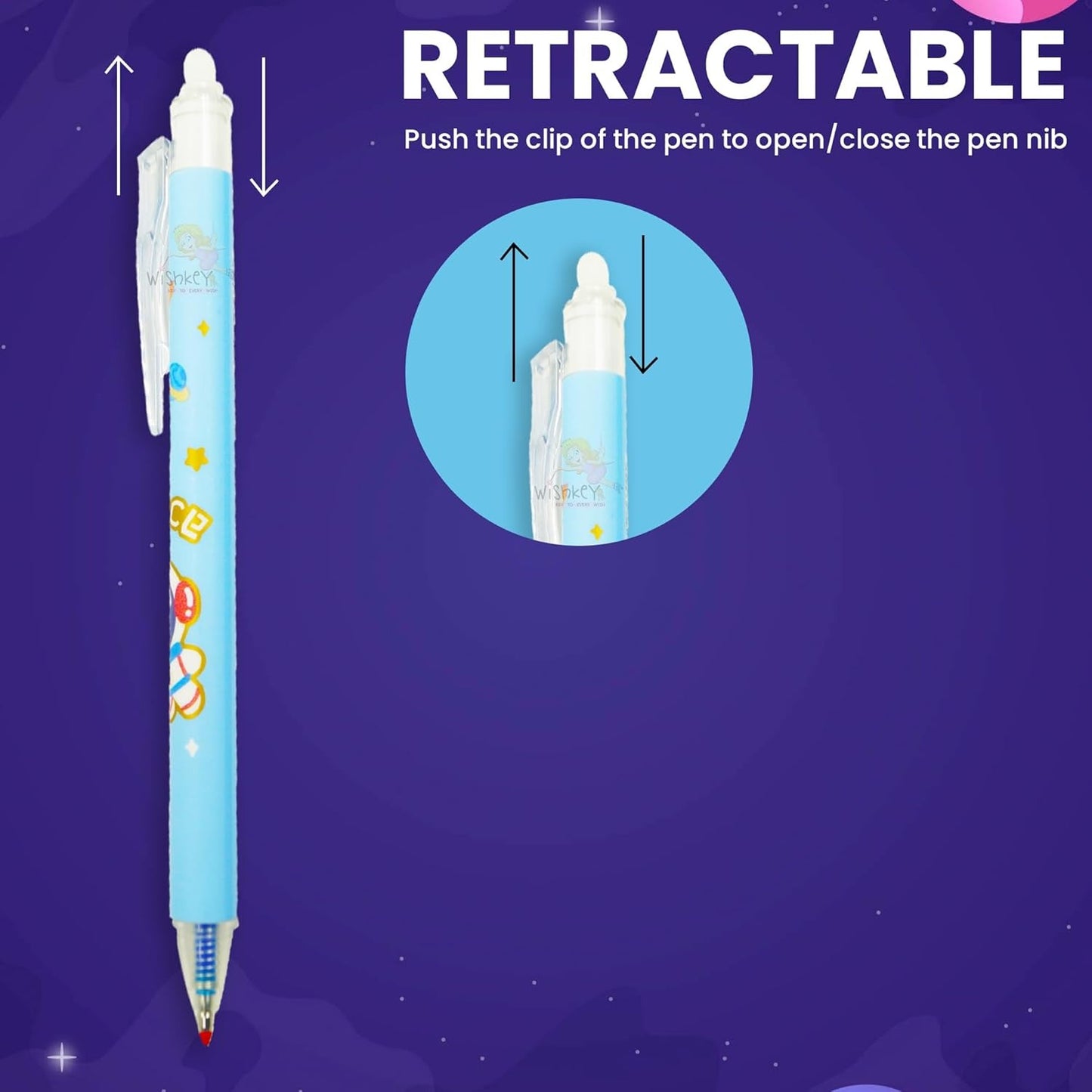 Astronaut Theme Erasable Gel Pen