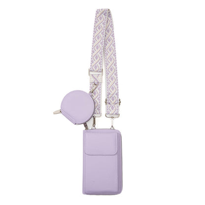 Women's Hand- Bag With Wide Straps With Coin Bag