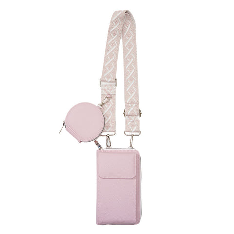 Women's Hand- Bag With Wide Straps With Coin Bag