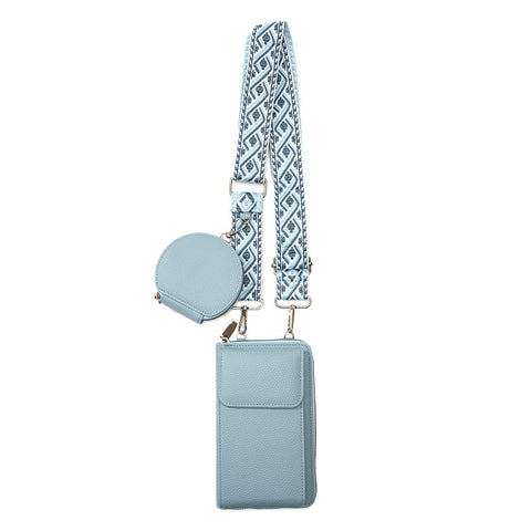 Women's Hand- Bag With Wide Straps With Coin Bag