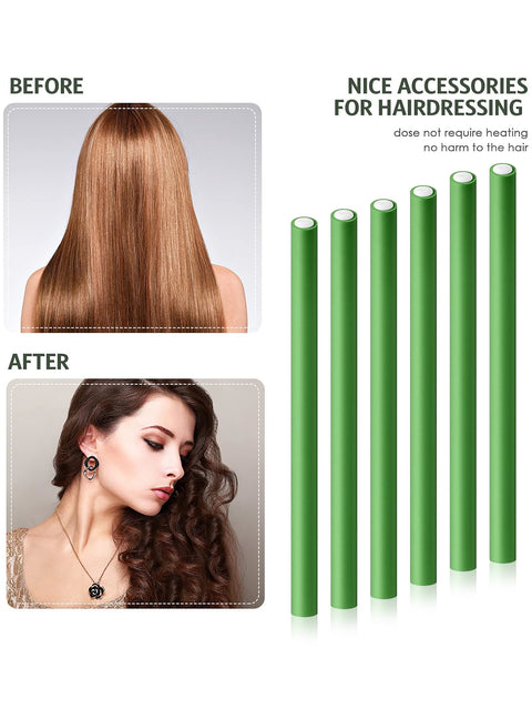 Heatless Foam Hair Curler ( Pack of 10 )