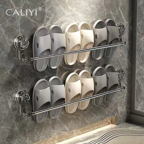 Double-Pole  Storage Rack For Kitchen and Bathroom