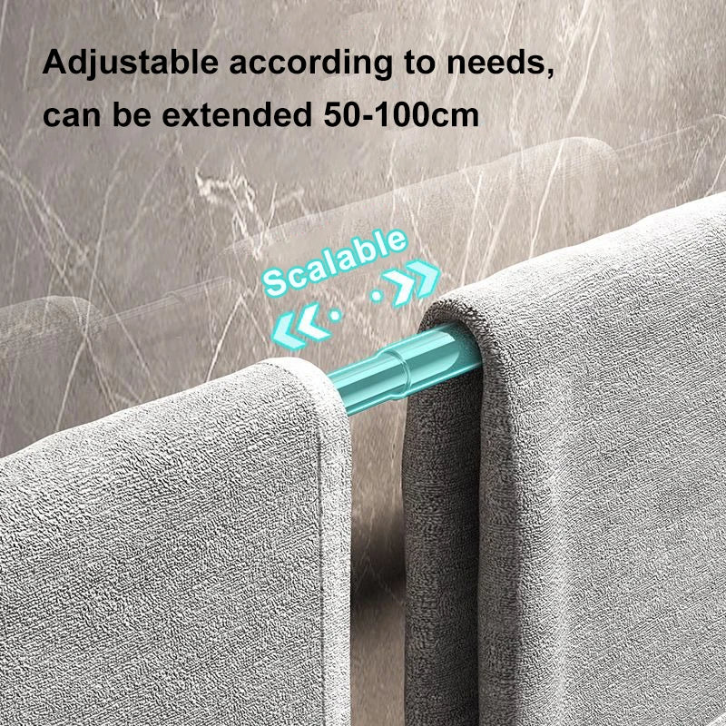 Double-Pole  Storage Rack For Kitchen and Bathroom