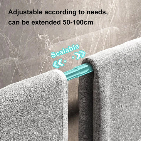 Double-Pole  Storage Rack For Kitchen and Bathroom