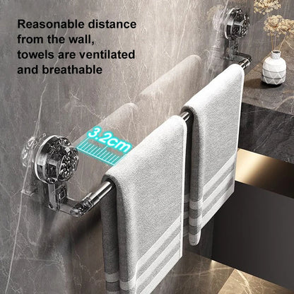Double-Pole  Storage Rack For Kitchen and Bathroom