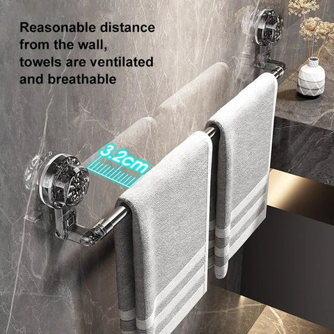 Double-Pole  Storage Rack For Kitchen and Bathroom