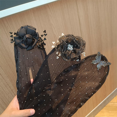 Flower Hair Bun Roller