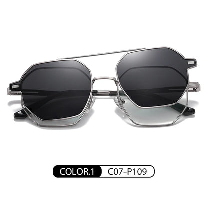 Aluminium Body 3 in 1 Magnetic Optical Glasses