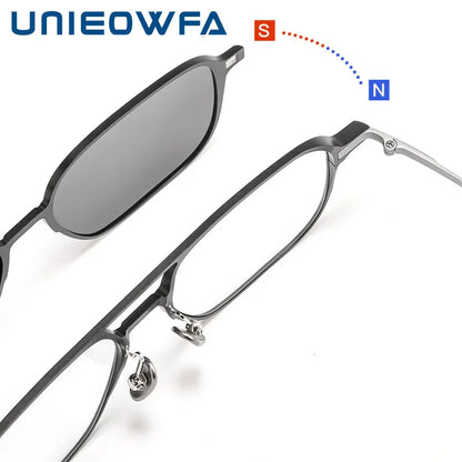 Aluminium Body 3 in 1 Magnetic Optical Glasses