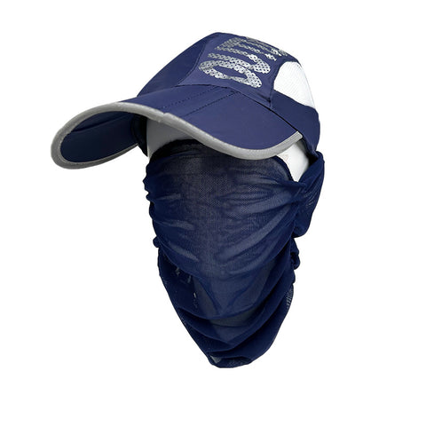 Breathable Veil Sunshade Hat Outdoor UV Resistant Hat Sunscreen Mask Hat