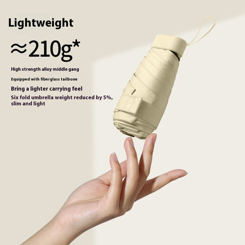 Pocket-sized Sun Shield Mini  Umbrella