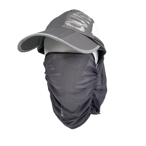 Breathable Veil Sunshade Hat Outdoor UV Resistant Hat Sunscreen Mask Hat