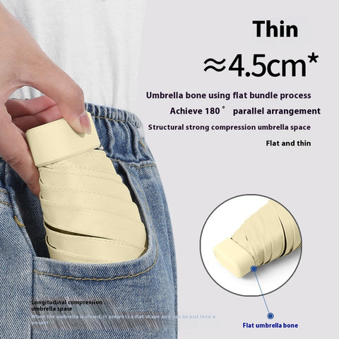 Pocket-sized Sun Shield Mini  Umbrella