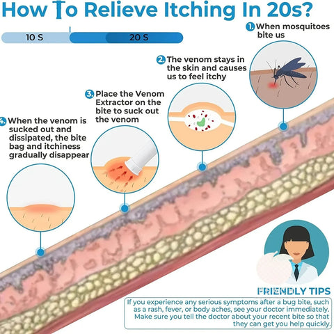 Insect Bite Relief Suction Tool