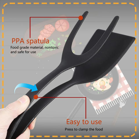 2 in 1 Grip Flip Spatula