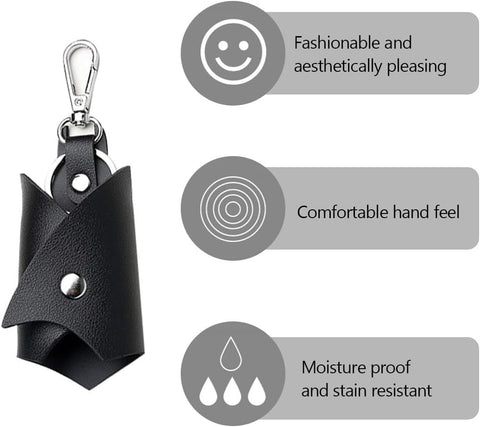 Batman Leather Keychain 🦇🔑