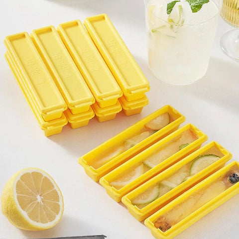 Silicone Ice Stick Molds Set ( Pack of 6 )