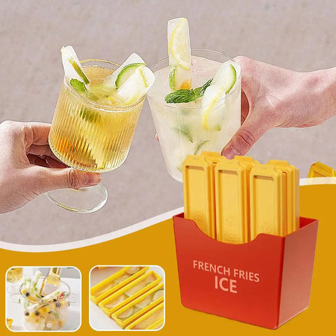 Silicone Ice Stick Molds Set ( Pack of 6 )