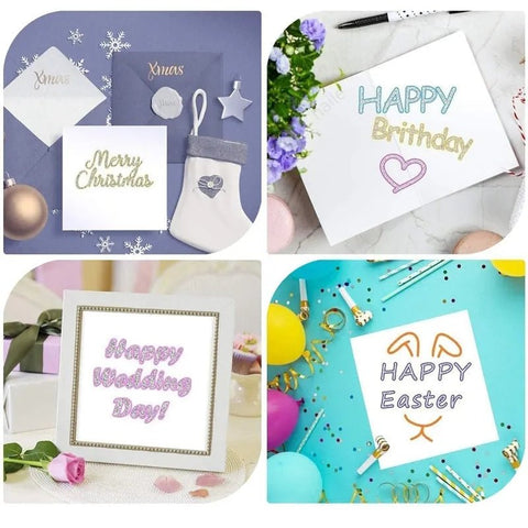 Dual-Line Glittering Marker