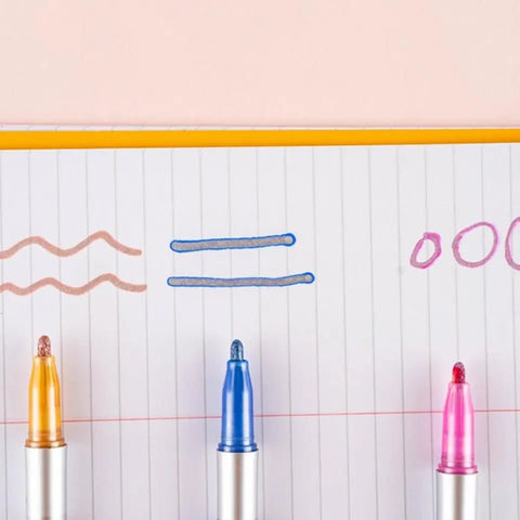 Dual-Line Glittering Marker