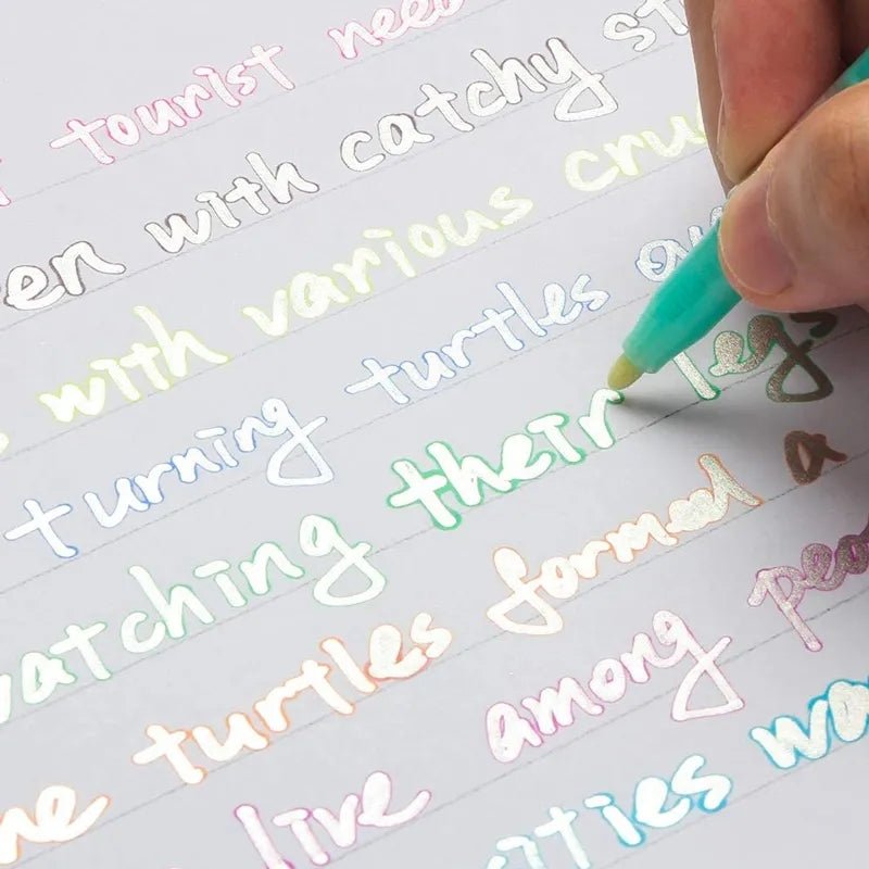 Dual-Line Glittering Marker