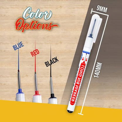 Long Head Deep Hole Marker (With 4 Colors)