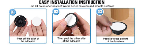 Swivel Wheels for Moving Furniture ( Pack of 10 )