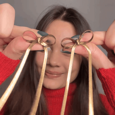 Long Tassel Bow Dangle Earrings