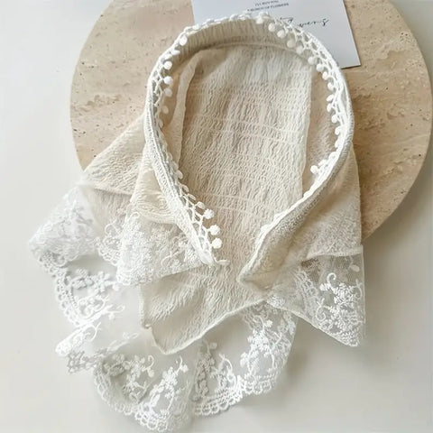 Floral Triangle Scarf Hairband