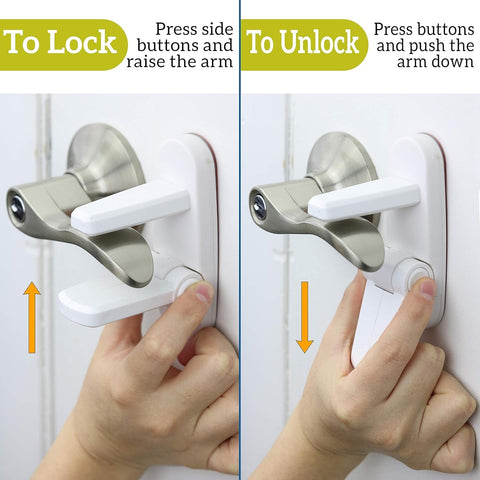 Child Safety Door Lever Lock