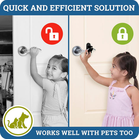 Child Safety Door Lever Lock