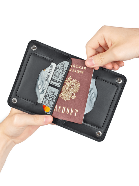 Classic Leather Wallet “Classic” – Black