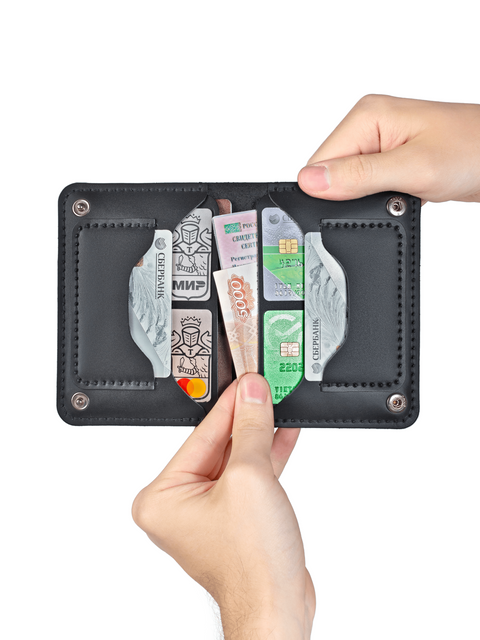 Classic Leather Wallet “Classic” – Black