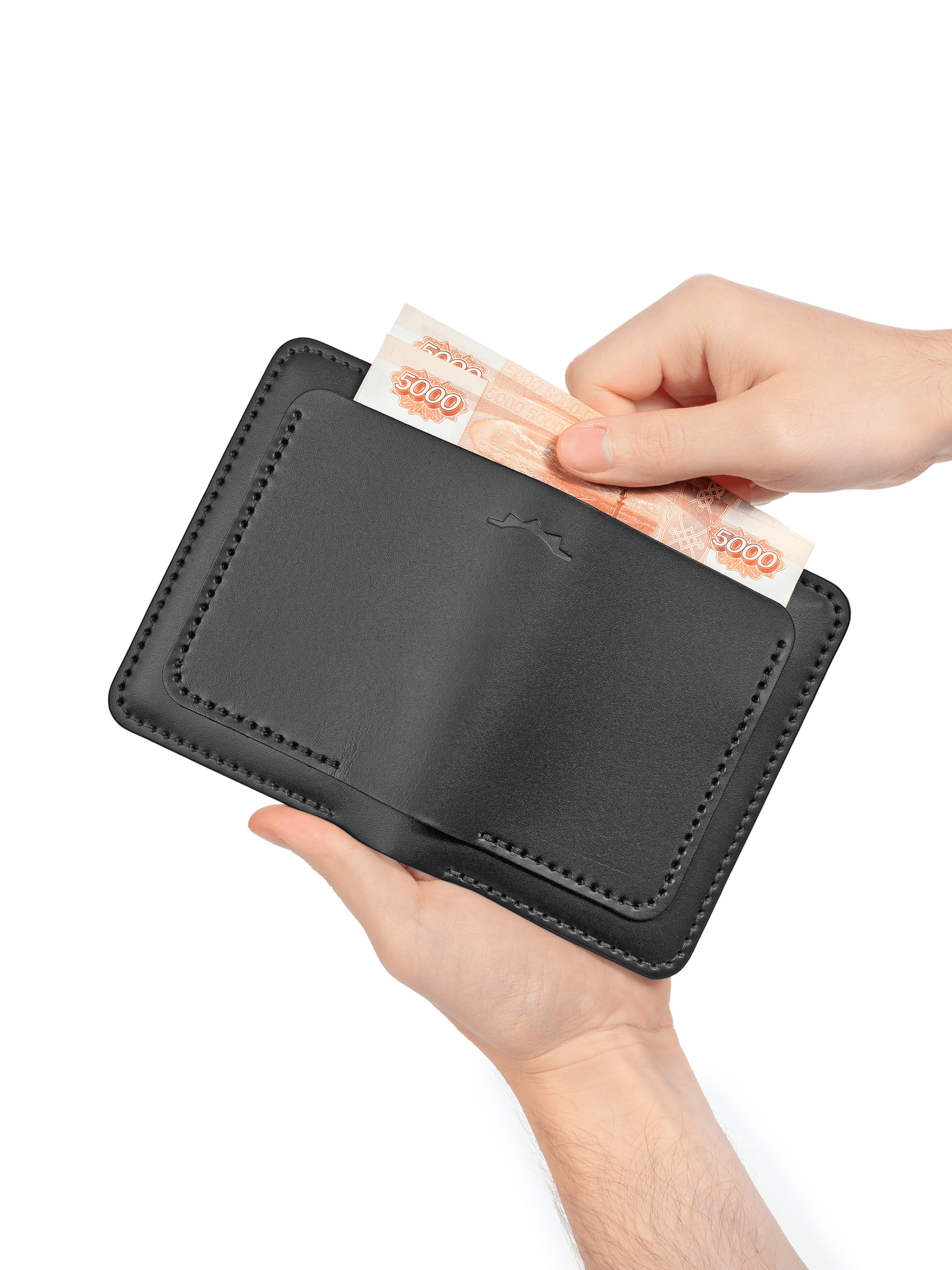 Classic Leather Wallet “Classic” – Black