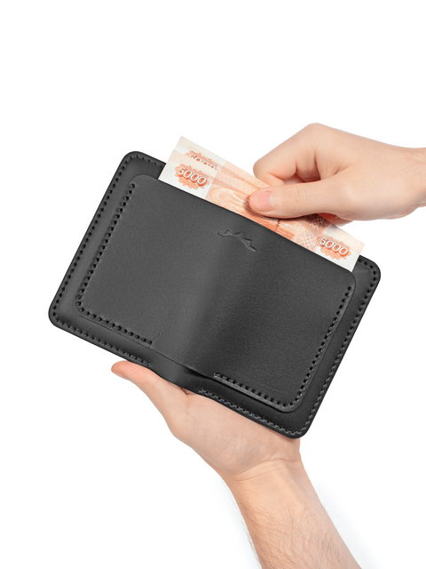 Classic Leather Wallet “Classic” – Black